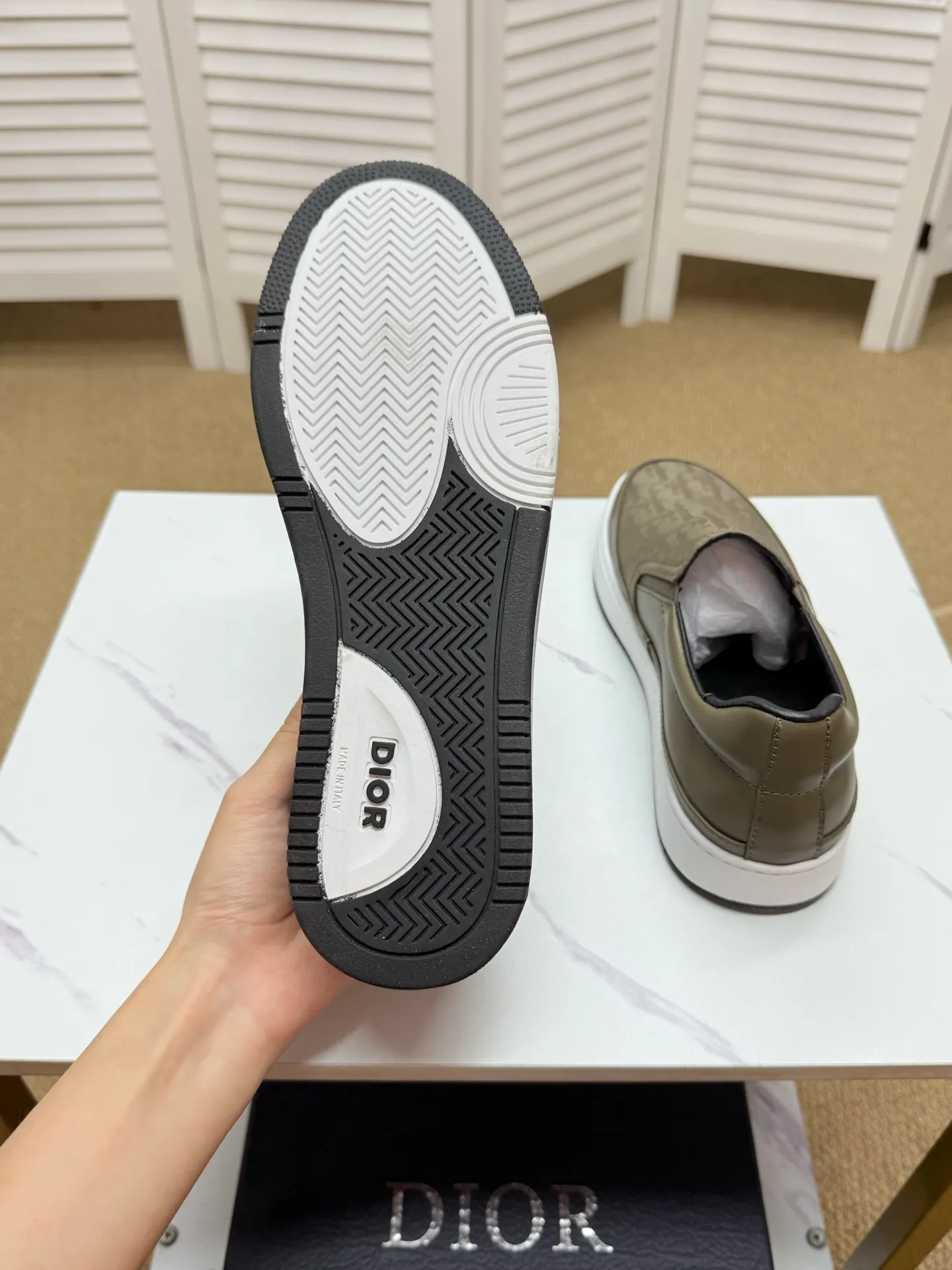 Men's clothing and shoes 210. (DIOR-Dior) casual sports shoes, official website synchronization, counter quality, fashionable and simple classic style, original outsole, size: 39-44 (45, 46 customized, non-refundable) Yh